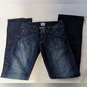 Hudson Signature Bootcut Denim Blue Jeans Women's Size 27 W/19" Leg Opening